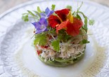 Crab salad with yuzu vinaigrette